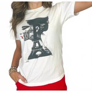 NEW CPRESS STUDIO paris mushie tee in worn white highlight